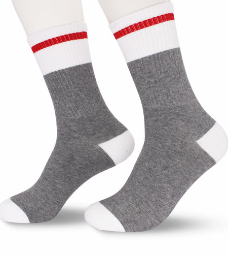 KGHYT Funny Socks If You Can Read This Bring Me Cake Red White Striped 2 Pairs