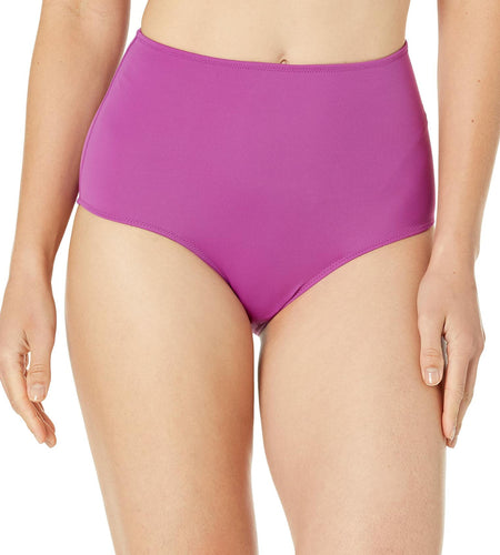 Amazon Essentials Women’s High Waist Swim Bottom Violet Size Small
