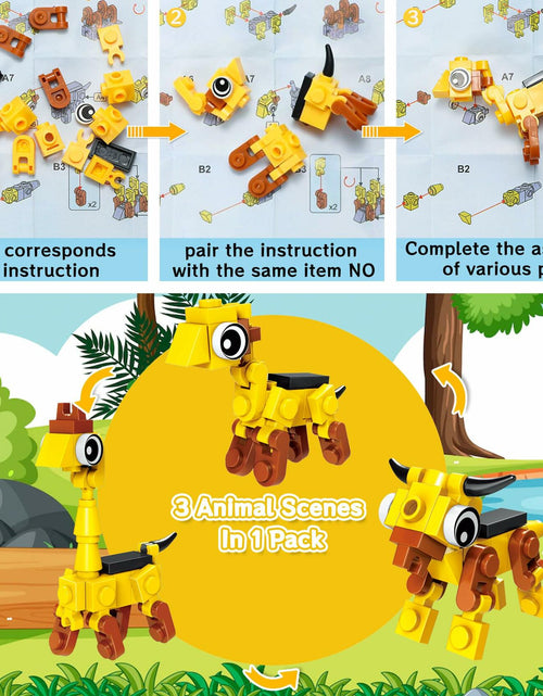 Load image into Gallery viewer, Animal Building Blocks Advent Calendar 24 Pack Christmas Toys for Kids 2024
