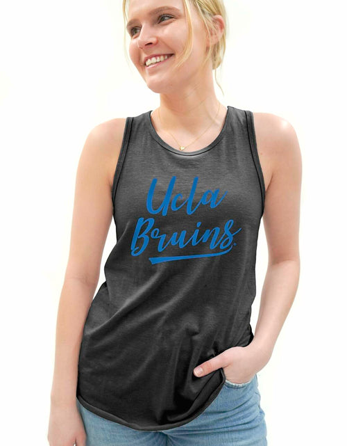 Load image into Gallery viewer, Blue 84 Women’s NCAA Tri-Blend Tank Top Official Licensed Team Color
