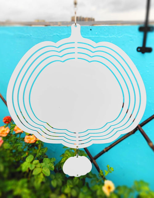 Load image into Gallery viewer, GALAXY WIND SPINNER 10" 3D Stainless Steel Round Pumpkin Garden Decor 25cm
