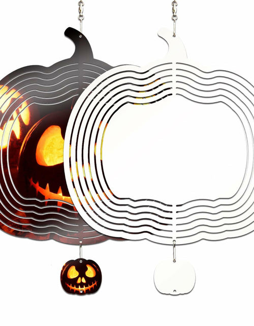 Load image into Gallery viewer, GALAXY WIND SPINNER 10" 3D Stainless Steel Round Pumpkin Garden Decor 25cm

