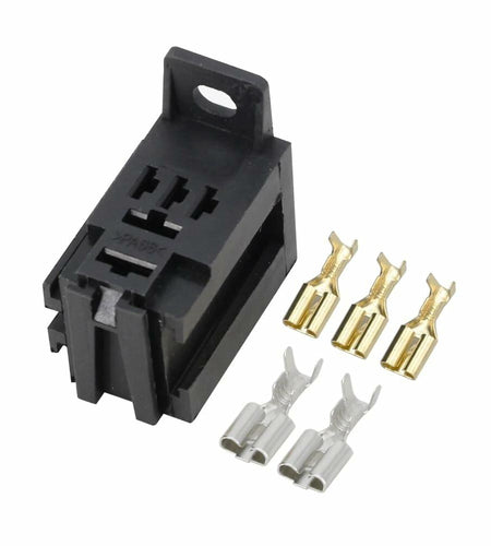 CNLW 4Pin 12V/24V 30A Violet Automotive Relay Modified Nylon Flame Retardant