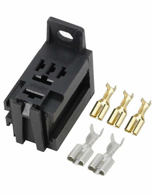 Load image into Gallery viewer, CNLW 4Pin 12V/24V 30A Violet Automotive Relay Modified Nylon Flame Retardant
