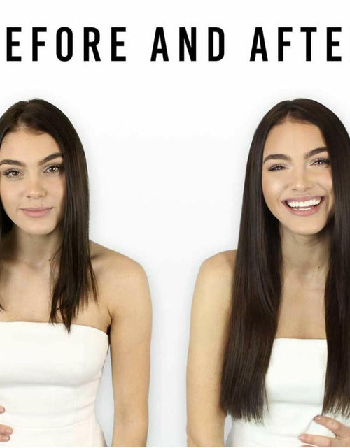 Load image into Gallery viewer, [Like New] MYS Hair 24inch PU Clip-In Synthetic Hair Extensions Dark Brown 160g
