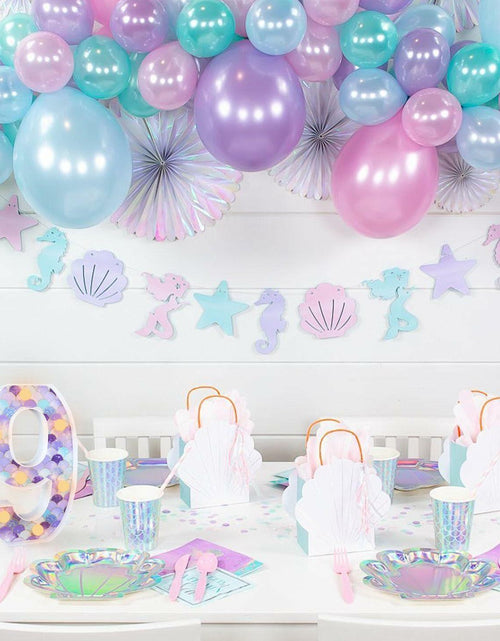 Load image into Gallery viewer, MUNILAIL Mermaid Birthday Number 9 Light Up Sign Plastic Party Decor
