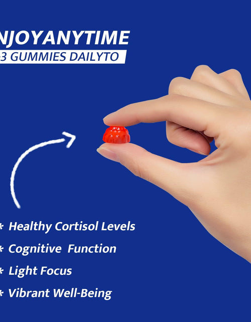 Load image into Gallery viewer, KAIAGERBE TOTAL HEALTH Magnesium Glycinate Gummies 100mg Ashwagandha 60 Ct
