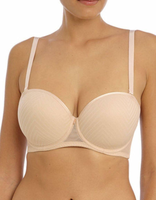 Load image into Gallery viewer, Freya Tailored Underwire Strapless Bra Natural Beige 38D
