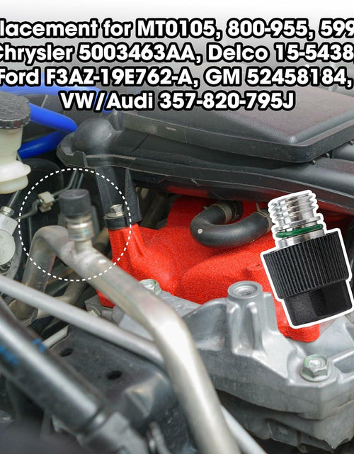 Load image into Gallery viewer, M12x1.5 Male High Side A/C Port Valve for Chevy GMC Ford Chrysler VW Jeep
