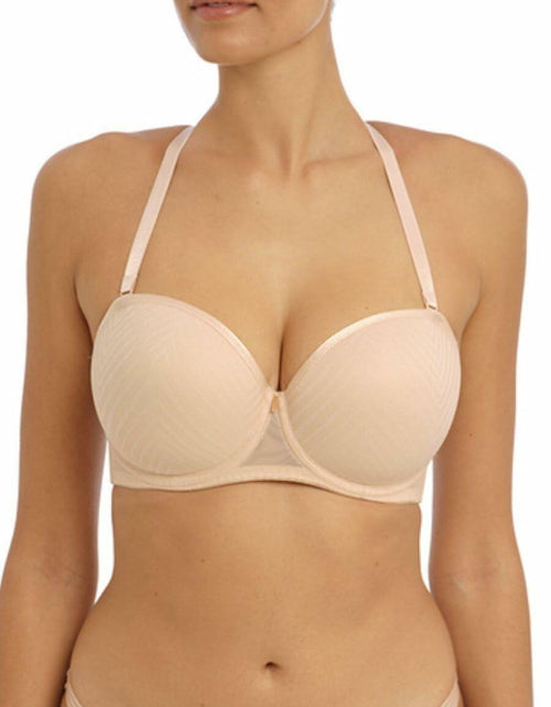 Load image into Gallery viewer, Freya Tailored Underwire Strapless Bra Natural Beige 38D
