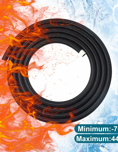 Load image into Gallery viewer, VWTNI 6AN PTFE Nylon Braided Fuel Line Hose 5FT E85 Compatible
