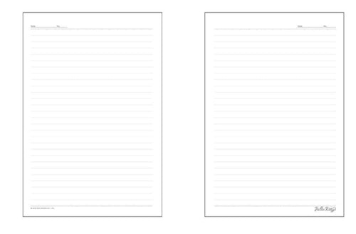 Load image into Gallery viewer, Stationery Hello Kitty Hard Cover 8mm Ruled College Notebook Set of 2
