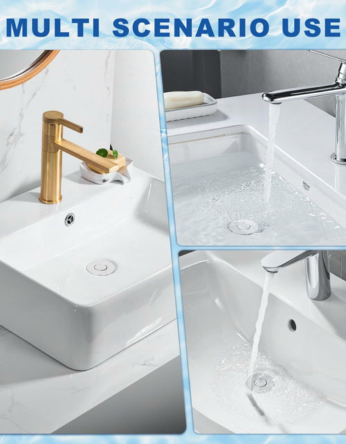 Load image into Gallery viewer, Ideandrain Bathroom Sink Stopper Drain Strainer Brass Pop Up 1.1-1.45 Inch
