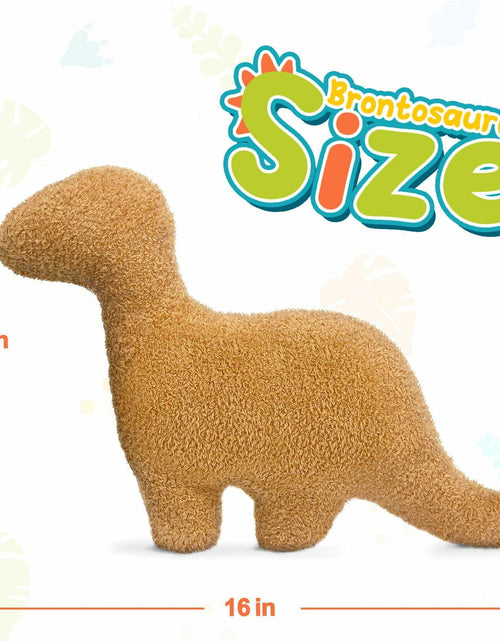 Load image into Gallery viewer, Aiideals Dino Nugget Plush Pillow Small Brontosaurus Dinosaur
