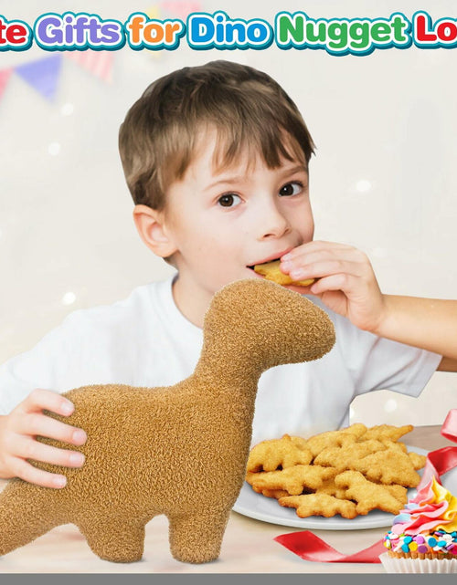 Load image into Gallery viewer, Aiideals Dino Nugget Plush Pillow Small Brontosaurus Dinosaur
