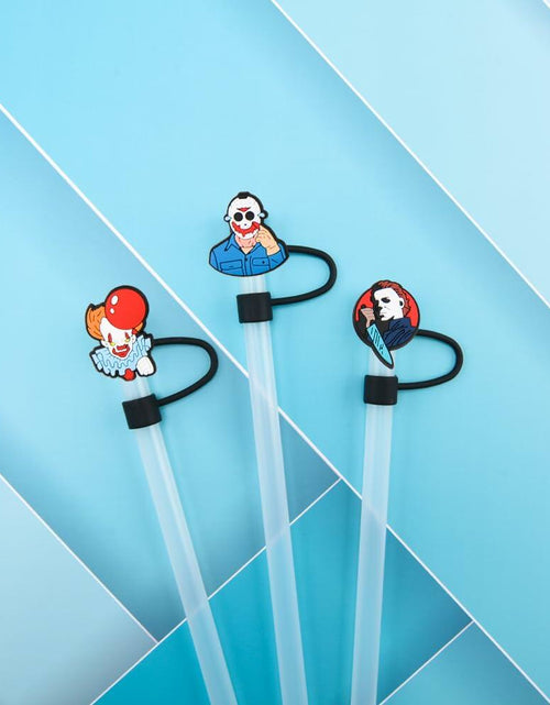 Load image into Gallery viewer, CovCap Compatible Stanley 30&amp;40oz Tumbler Halloween Silicone Straw Covers 10pcs
