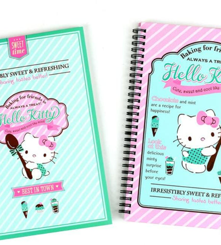 Stationery Hello Kitty Hard Cover 8mm Ruled College Notebook Set of 2