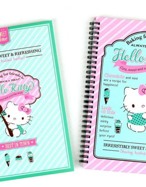 Load image into Gallery viewer, Stationery Hello Kitty Hard Cover 8mm Ruled College Notebook Set of 2
