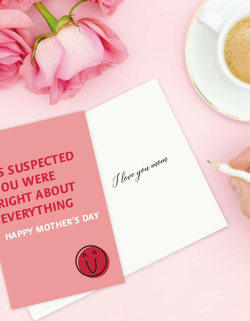 Load image into Gallery viewer, Detuca Humor Mother's Day Card for Mom Funny As Suspected 1 Count DTK-74
