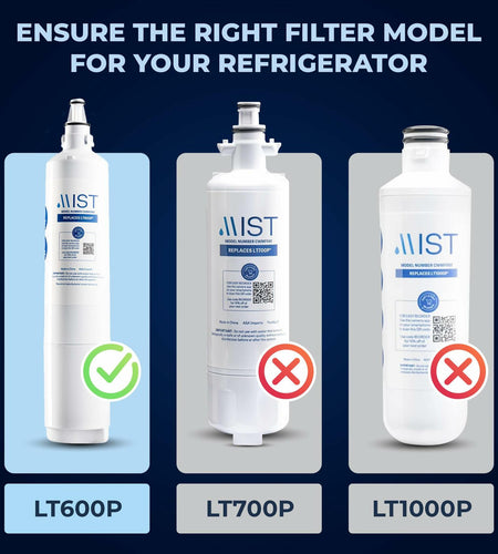 [Like New] Mist Refrigerator Water Filter Replacement LG LT600P 5231JA2006A White 1 Pack