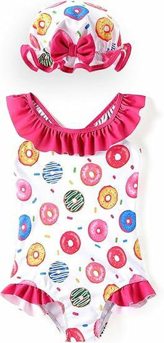 PATPAT Toddler Girls Unicorn One Piece Swimsuit Pink Size 2T