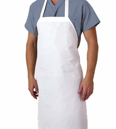 Aunt Martha's Cotton Kitchen White Bib Apron Standard Size
