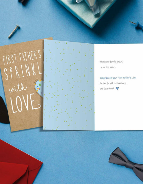 Load image into Gallery viewer, IDU First Father’s Day Card Gift from Baby Son Daughter Wife for New Dad 2025
