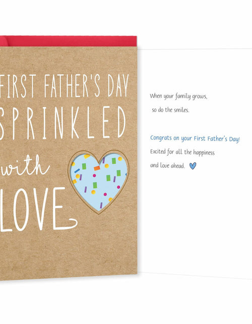 Load image into Gallery viewer, IDU First Father’s Day Card Gift from Baby Son Daughter Wife for New Dad 2025
