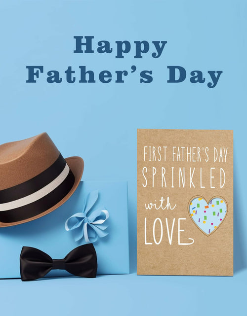 Load image into Gallery viewer, IDU First Father’s Day Card Gift from Baby Son Daughter Wife for New Dad 2025
