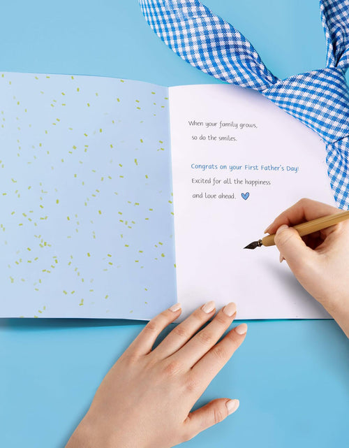 Load image into Gallery viewer, IDU First Father’s Day Card Gift from Baby Son Daughter Wife for New Dad 2025
