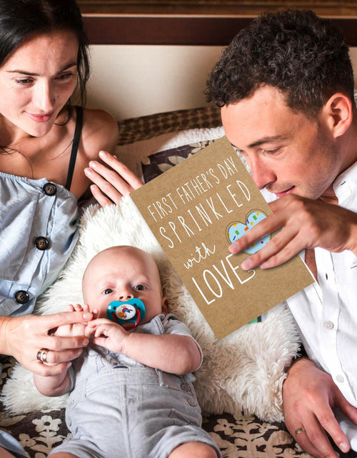 Load image into Gallery viewer, IDU First Father’s Day Card Gift from Baby Son Daughter Wife for New Dad 2025
