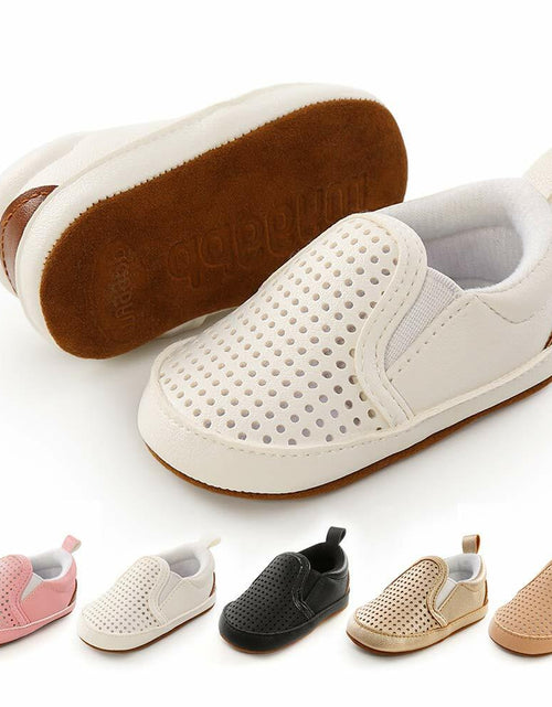 Load image into Gallery viewer, Meckior Infant Baby Shoes White Soft Sole Slip On Toddler Size Newborn
