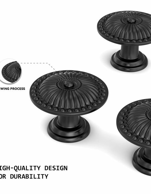 Load image into Gallery viewer, homdiy 20 Pack Round Cabinet Knobs Brushed Gold Zinc Modern Hardware
