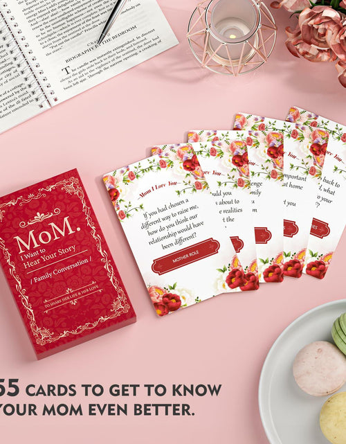 Load image into Gallery viewer, Dreambrook Mom Conversation Cards Meaningful Talk Mothers Day Gift
