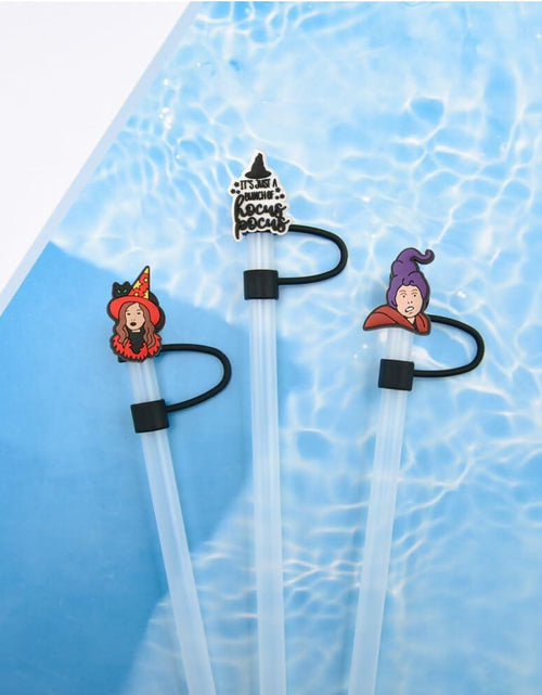 Load image into Gallery viewer, CovCap Compatible Stanley 30&amp;40oz Tumbler Halloween Silicone Straw Covers 8pcs
