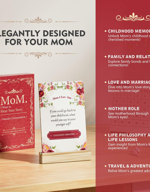 Load image into Gallery viewer, Dreambrook Mom Conversation Cards Meaningful Talk Mothers Day Gift
