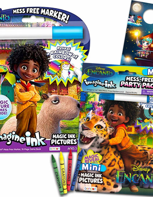 Load image into Gallery viewer, Bendon Disney Encanto Coloring Book Set with Stickers Crayons Door Hanger
