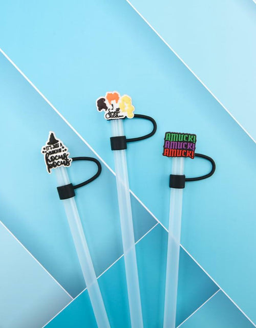 Load image into Gallery viewer, CovCap Compatible Stanley 30&amp;40oz Tumbler Halloween Silicone Straw Covers 8pcs
