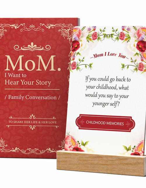 Load image into Gallery viewer, Dreambrook Mom Conversation Cards Meaningful Talk Mothers Day Gift
