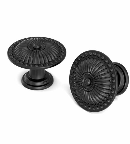 homdiy 20 Pack Round Cabinet Knobs Brushed Gold Zinc Modern Hardware