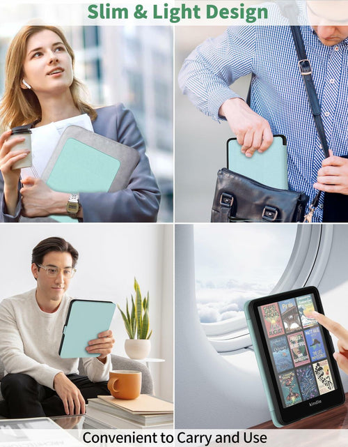 Load image into Gallery viewer, DICEKOO Case for 7" Kindle Paperwhite 12th Gen &amp; Colorsoft 1st Gen Agave Green
