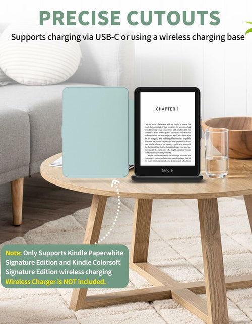 Load image into Gallery viewer, DICEKOO Case for 7" Kindle Paperwhite 12th Gen &amp; Colorsoft 1st Gen Agave Green
