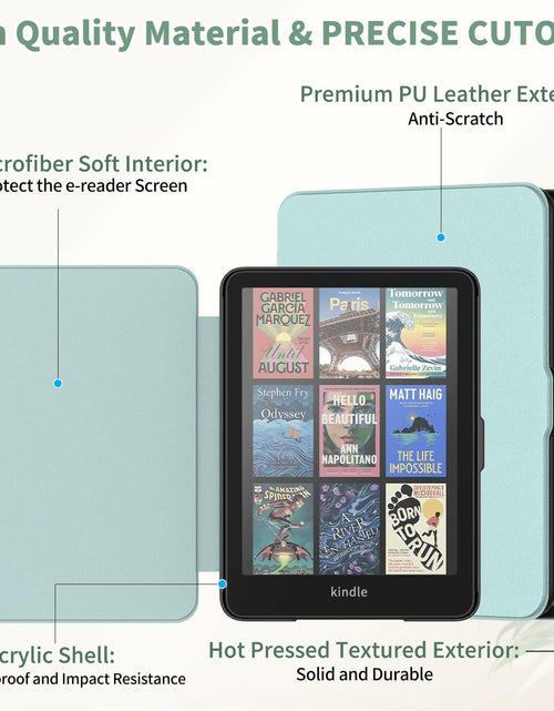 Load image into Gallery viewer, DICEKOO Case for 7" Kindle Paperwhite 12th Gen &amp; Colorsoft 1st Gen Agave Green
