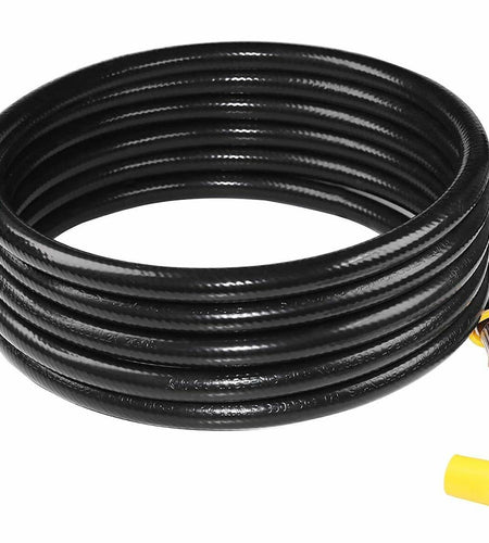 DOZYANT 12ft 1/4" Quick Connect RV Propane Hose Converter for 1 LB Bottle