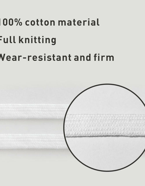 Load image into Gallery viewer, UamGlsob 8mm Double Layer Cotton Shoelaces for Puma Sneakers White 47" (120 cm)
