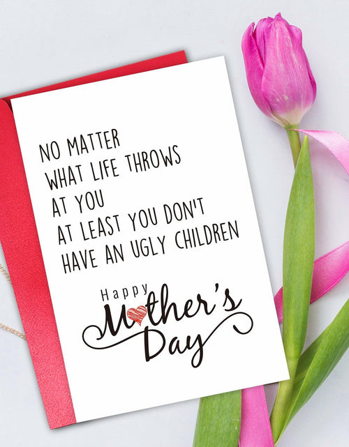 Load image into Gallery viewer, CSMOSJgreetings Funny Mothers Day Card from Children Naughty Gift Color #10
