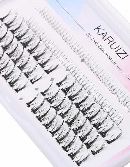 Load image into Gallery viewer, HAOLINS DIY Lash Extension Kit 54pcs C Curl 9-12mm Natural Volume Black
