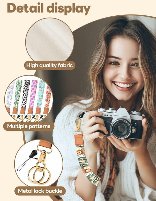 Load image into Gallery viewer, Handlein Wristlet Keychain Key Holder Lanyard for Keys Slash Size Large
