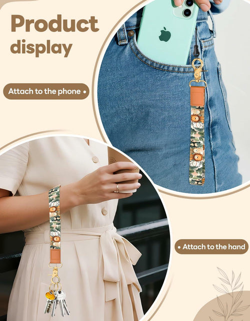 Load image into Gallery viewer, Handlein Wristlet Keychain Key Holder Lanyard for Keys Slash Size Large
