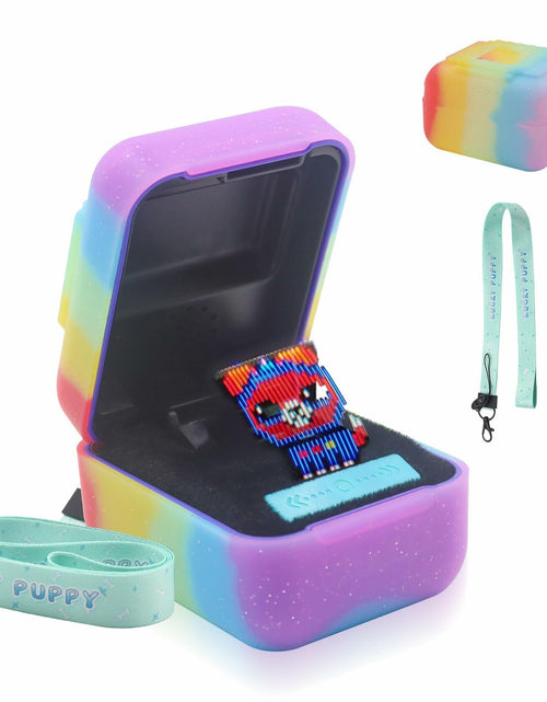 Load image into Gallery viewer, Taladad Silicone Cover Case for Bitzee Digital Pet Toy with Lanyard Colorful
